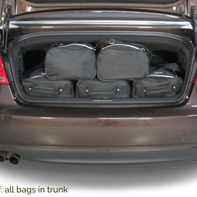 Pack de 6 sacs de voyage sur-mesure pour Audi A5 Cabriolet (8F7) (de 2009 à 2016) - Gamme Classique