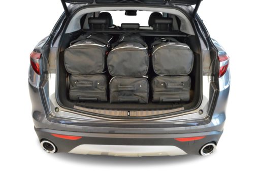 Pack de 6 sacs de voyage sur-mesure pour Alfa Romeo Stelvio (949) (depuis 2017) - Gamme Classique