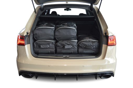 Pack de 6 sacs de voyage sur-mesure pour Audi A6 Avant (C7) (de 2011 à 2018) - Gamme Classique