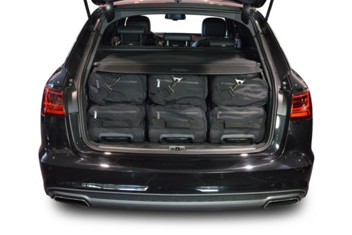 Pack de 6 sacs de voyage sur-mesure pour Audi A6 Avant (C7) (de 2011 à 2018) - Gamme Pro.Line