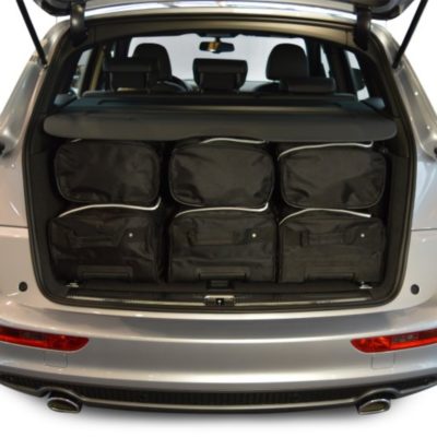 Pack de 6 sacs de voyage sur-mesure pour Audi Q5 (8R) (de 2008 à 2017) - Gamme Classique