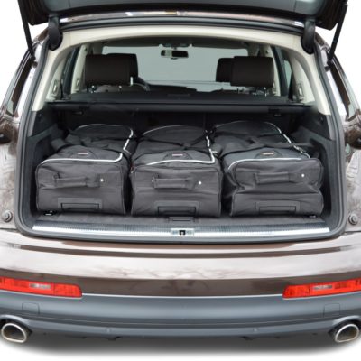 Pack de 6 sacs de voyage sur-mesure pour Audi Q7 (4L) (de 2006 à 2015) - Gamme Classique