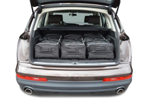 Pack de 6 sacs de voyage sur-mesure pour Audi Q7 (4L) (de 2006 à 2015) - Gamme Classique