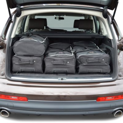 Pack de 6 sacs de voyage sur-mesure pour Audi Q7 (4L) (de 2006 à 2015) - Gamme Classique