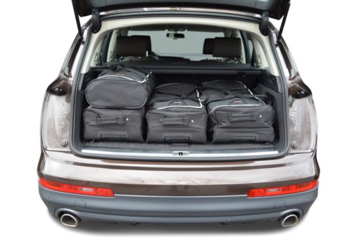 Pack de 6 sacs de voyage sur-mesure pour Audi Q7 (4L) (de 2006 à 2015) - Gamme Classique