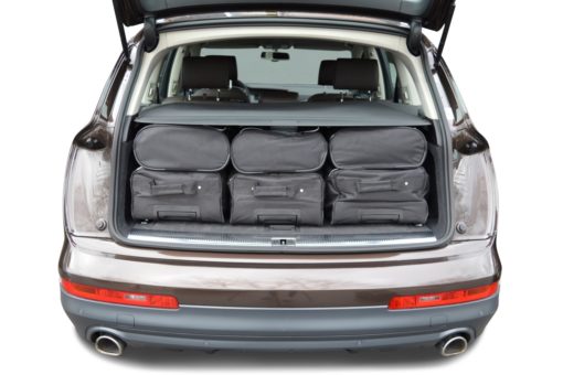 Pack de 6 sacs de voyage sur-mesure pour Audi Q7 (4L) (de 2006 à 2015) - Gamme Classique