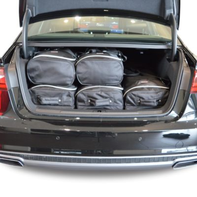 Pack de 6 sacs de voyage sur-mesure pour Audi A6 (C7) (de 2011 à 2018) - Gamme Classique