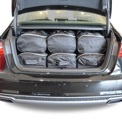 Pack de 6 sacs de voyage sur-mesure pour Audi A6 (C7) (de 2011 à 2018) - Gamme Classique