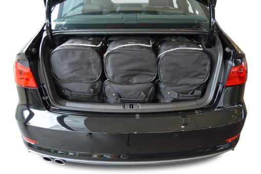 Pack de 6 sacs de voyage sur-mesure pour Audi A3 Limousine (8V) (de 2013 à 2020) - Gamme Classique