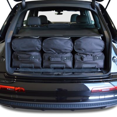 Pack de 6 sacs de voyage sur-mesure pour Audi Q7 (4M) (depuis 2015) - Gamme Classique