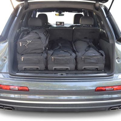 Pack de 6 sacs de voyage sur-mesure pour Audi Q7 (4M) (depuis 2015) - Gamme Pro.Line