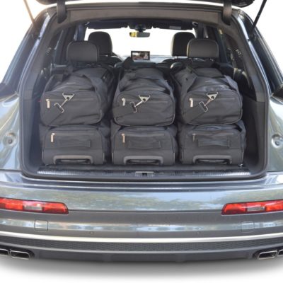 Pack de 6 sacs de voyage sur-mesure pour Audi Q7 (4M) (depuis 2015) - Gamme Pro.Line