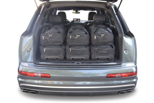 Pack de 6 sacs de voyage sur-mesure pour Audi Q7 (4M) (depuis 2015) - Gamme Pro.Line