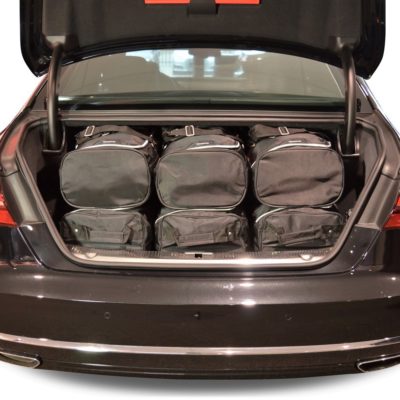 Pack de 6 sacs de voyage sur-mesure pour Audi A8 (D4) (de 2013 à 2017) - Gamme Classique