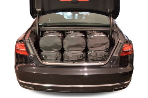 Pack de 6 sacs de voyage sur-mesure pour Audi A8 (D4) (de 2013 à 2017) - Gamme Classique