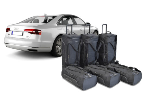 Pack de 6 sacs de voyage sur-mesure pour Audi A8 (D4) (de 2013 à 2017) - Gamme Pro.Line