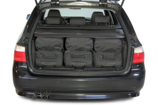 Pack de 6 sacs de voyage sur-mesure pour Bmw Série 5 Touring (E61) (de 2003 à 2010) - Gamme Classique