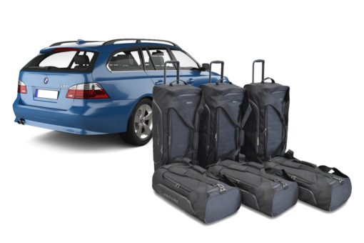 Pack de 6 sacs de voyage sur-mesure pour Bmw Série 5 Touring (E61) (de 2003 à 2010) - Gamme Pro.Line