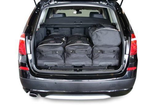 Pack de 6 sacs de voyage sur-mesure pour Bmw X3 (F25) (de 2010 à 2017) - Gamme Classique