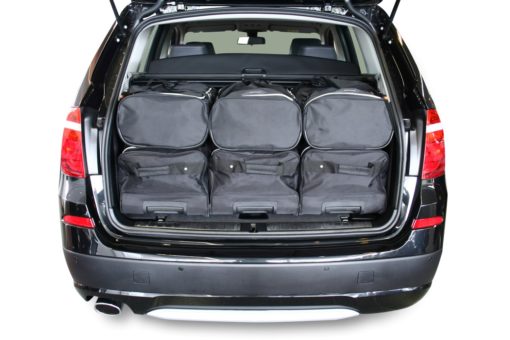 Pack de 6 sacs de voyage sur-mesure pour Bmw X3 (F25) (de 2010 à 2017) - Gamme Classique