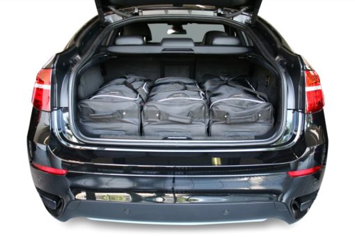 Pack de 6 sacs de voyage sur-mesure pour Bmw X6 (E71) (de 2008 à 2014) - Gamme Classique