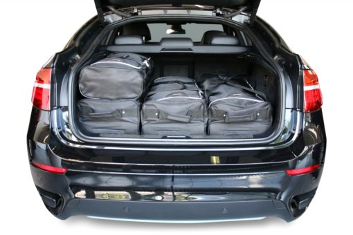 Pack de 6 sacs de voyage sur-mesure pour Bmw X6 (E71) (de 2008 à 2014) - Gamme Classique