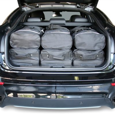 Pack de 6 sacs de voyage sur-mesure pour Bmw X6 (E71) (de 2008 à 2014) - Gamme Classique