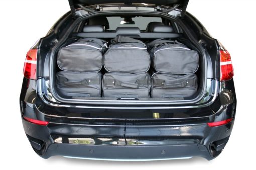 Pack de 6 sacs de voyage sur-mesure pour Bmw X6 (E71) (de 2008 à 2014) - Gamme Classique