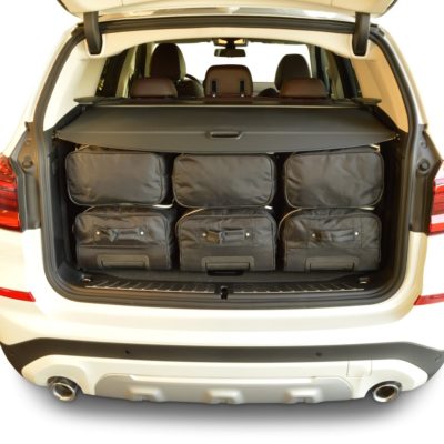 Pack de 6 sacs de voyage sur-mesure pour Bmw X3 (G01) (depuis 2017) - Gamme Classique