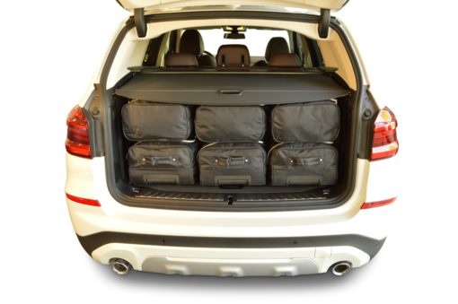 Pack de 6 sacs de voyage sur-mesure pour Bmw X3 (G01) (depuis 2017) - Gamme Classique