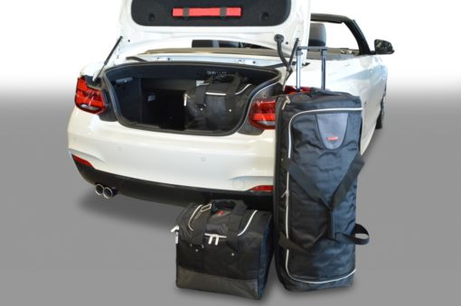 Pack de 4 sacs de voyage sur-mesure pour Bmw Série 2 Cabriolet (F23) (de 2014 à 2021) - Gamme Classique