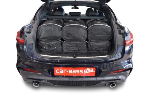 Pack de 6 sacs de voyage sur-mesure pour Bmw X4 (G02) (depuis 2018) - Gamme Classique