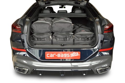 Pack de 6 sacs de voyage sur-mesure pour Bmw X6 (G06) (depuis 2019) - Gamme Classique