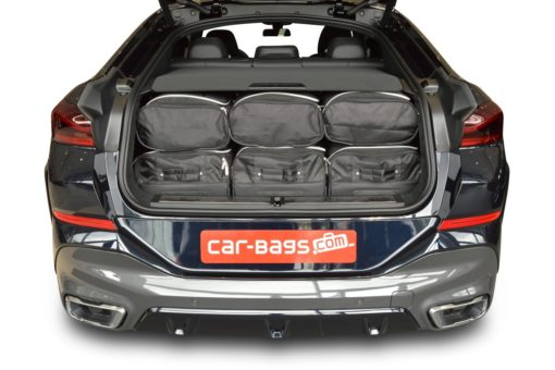 Pack de 6 sacs de voyage sur-mesure pour Bmw X6 (G06) (depuis 2019) - Gamme Classique