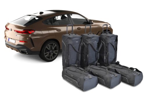 Pack de 6 sacs de voyage sur-mesure pour Bmw X6 (G06) (depuis 2019) - Gamme Pro.Line