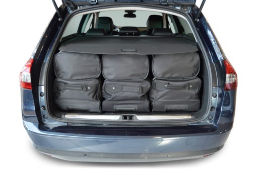 Pack de 6 sacs de voyage sur-mesure pour Citroën C5 Tourer (RD-TD) (de 2008 à 2017) - Gamme Classique