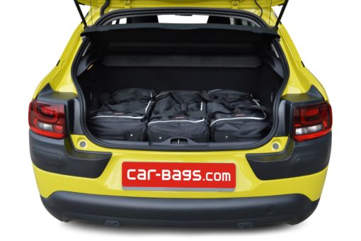 Pack de 6 sacs de voyage sur-mesure pour Citroën C4 Cactus (de 2014 à 2018) - Gamme Classique