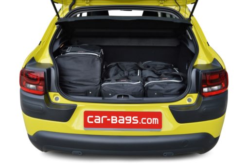 Pack de 6 sacs de voyage sur-mesure pour Citroën C4 Cactus (de 2014 à 2018) - Gamme Classique