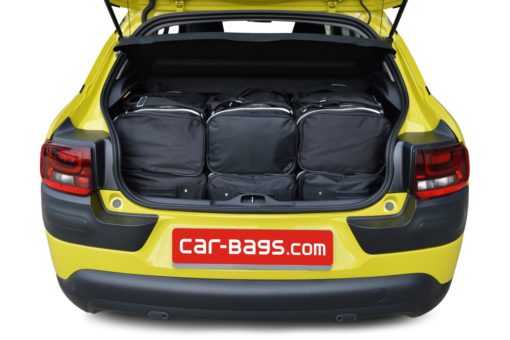 Pack de 6 sacs de voyage sur-mesure pour Citroën C4 Cactus (de 2014 à 2018) - Gamme Classique