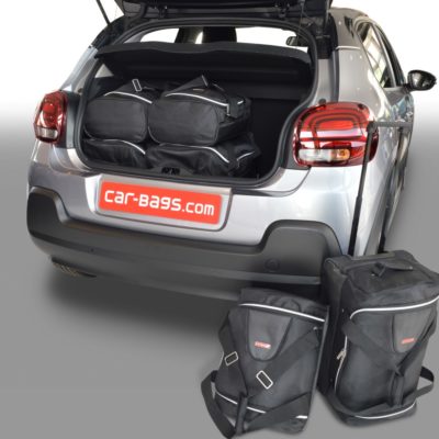 Pack de 6 sacs de voyage sur-mesure pour Citroën C3 III (depuis 2016) - Gamme Classique