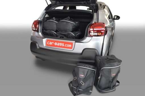 Pack de 6 sacs de voyage sur-mesure pour Citroën C3 III (depuis 2016) - Gamme Classique