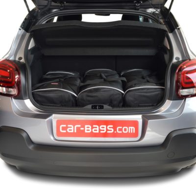 Pack de 6 sacs de voyage sur-mesure pour Citroën C3 III (depuis 2016) - Gamme Classique