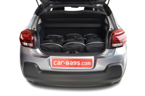 Pack de 6 sacs de voyage sur-mesure pour Citroën C3 III (depuis 2016) - Gamme Classique