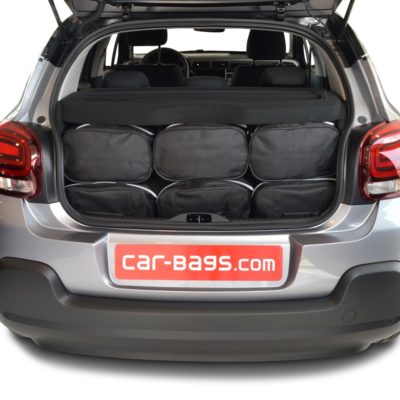 Pack de 6 sacs de voyage sur-mesure pour Citroën C3 III (depuis 2016) - Gamme Classique