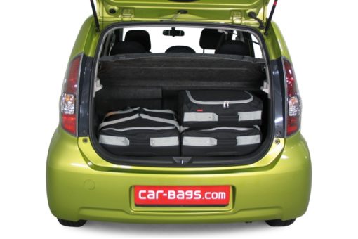 Pack de 4 sacs de voyage sur-mesure pour Daihatsu Sirion (M3#) (de 2005 à 2010) - Gamme Classique