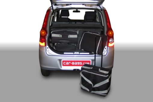 Pack de 4 sacs de voyage sur-mesure pour Daihatsu Cuore (L276) (de 2007 à 2012) - Gamme Classique