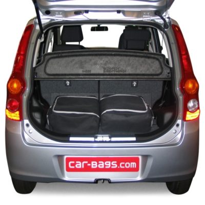 Pack de 4 sacs de voyage sur-mesure pour Daihatsu Cuore (L276) (de 2007 à 2012) - Gamme Classique