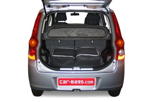 Pack de 4 sacs de voyage sur-mesure pour Daihatsu Cuore (L276) (de 2007 à 2012) - Gamme Classique