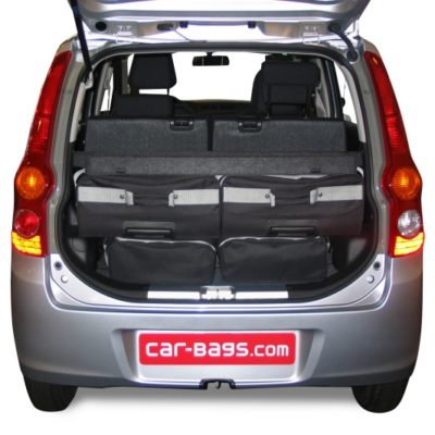 Pack de 4 sacs de voyage sur-mesure pour Daihatsu Cuore (L276) (de 2007 à 2012) - Gamme Classique