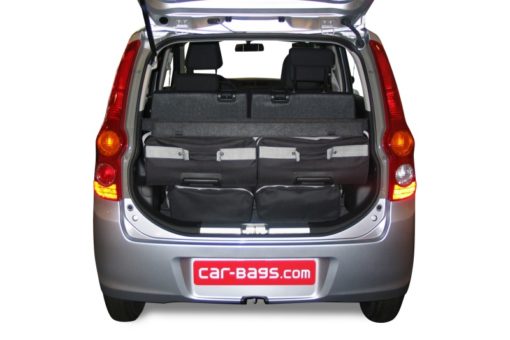 Pack de 4 sacs de voyage sur-mesure pour Daihatsu Cuore (L276) (de 2007 à 2012) - Gamme Classique